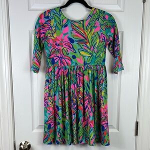 Lilly Pulitzer girls hot spot dress sz xl